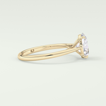 2.0 CT Oval Cut Solitaire Lab-Grown Diamond Engagement Ring 3