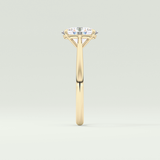 2.0 CT Oval Cut Solitaire Lab-Grown Diamond Engagement Ring 4