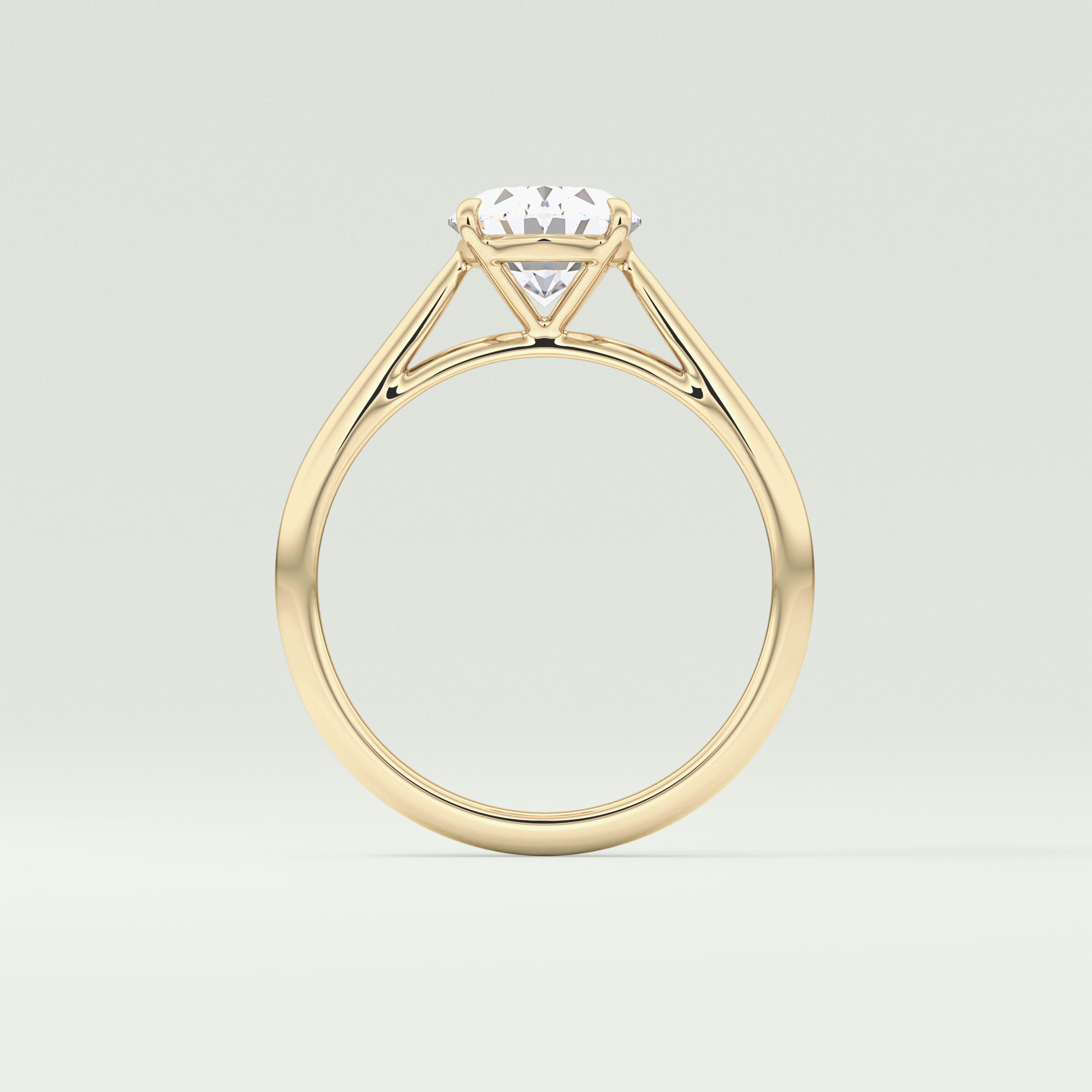 2.0 CT Oval Cut Solitaire Lab-Grown Diamond Engagement Ring 6