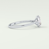 2.0 CT Oval Cut Solitaire Lab-Grown Diamond Engagement Ring 15