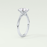 2.0 CT Oval Cut Solitaire Lab-Grown Diamond Engagement Ring 17