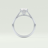 2.0 CT Oval Cut Solitaire Lab-Grown Diamond Engagement Ring 18