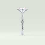 2.0 CT Oval Cut Pave Lab-Grown Diamond Engagement Ring 16