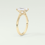 2.0 CT Emerald Cut Solitaire Lab-Grown Diamond Engagement Ring 5