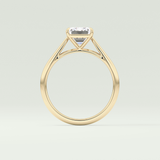 2.0 CT Emerald Cut Solitaire Lab-Grown Diamond Engagement Ring 6