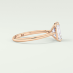 2.0 CT Emerald Cut Solitaire Lab-Grown Diamond Engagement Ring 9