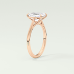 2.0 CT Emerald Cut Solitaire Lab-Grown Diamond Engagement Ring 11