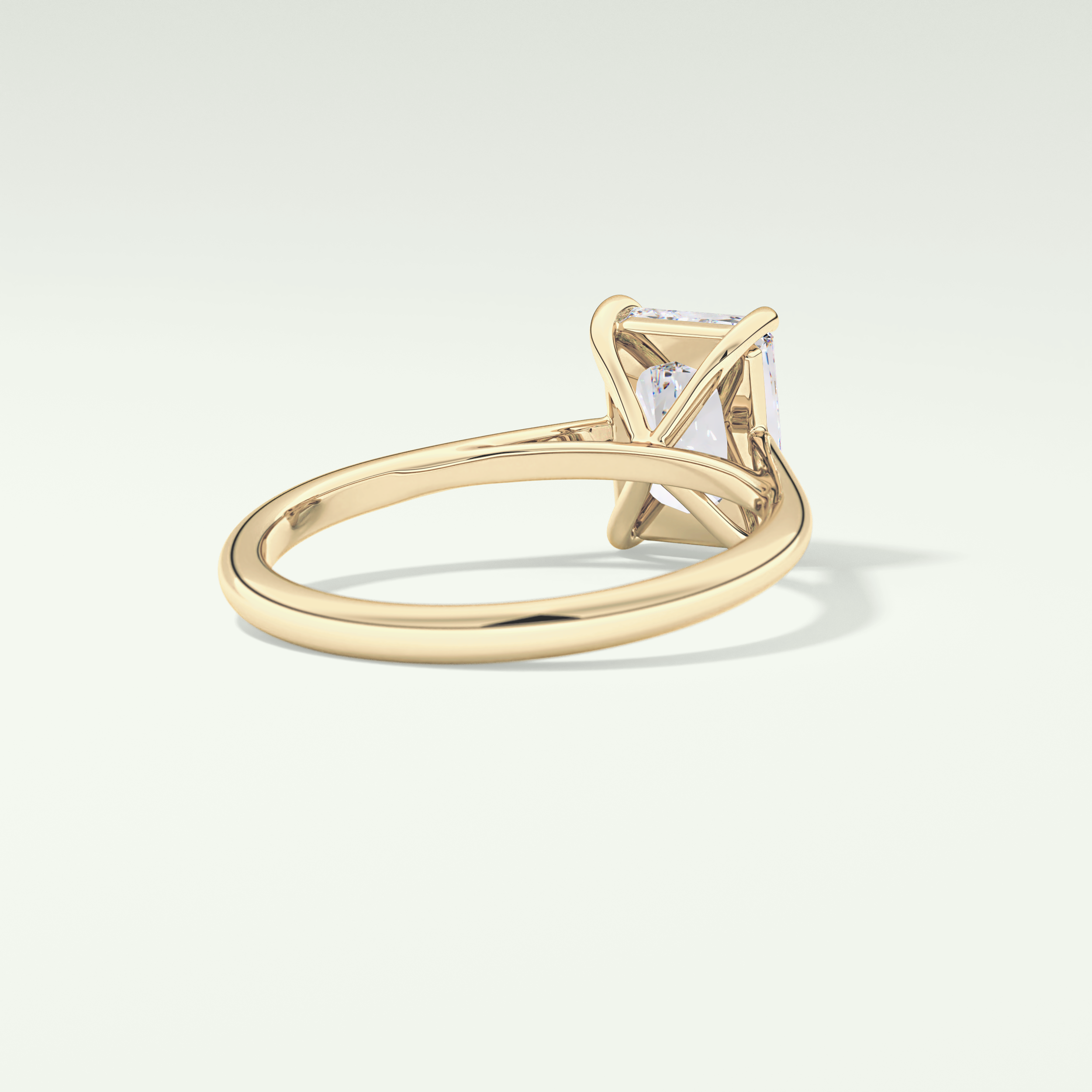 2.0 CT Radiant Cut Solitaire Lab-Grown Diamond Engagement Ring 2
