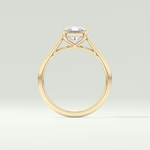 2.0 CT Radiant Cut Solitaire Lab-Grown Diamond Engagement Ring 6