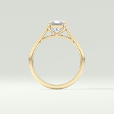 2.0 CT Radiant Cut Solitaire Lab-Grown Diamond Engagement Ring 6