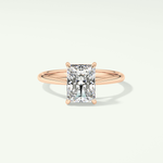 2.0 CT Radiant Cut Solitaire Lab-Grown Diamond Engagement Ring 7