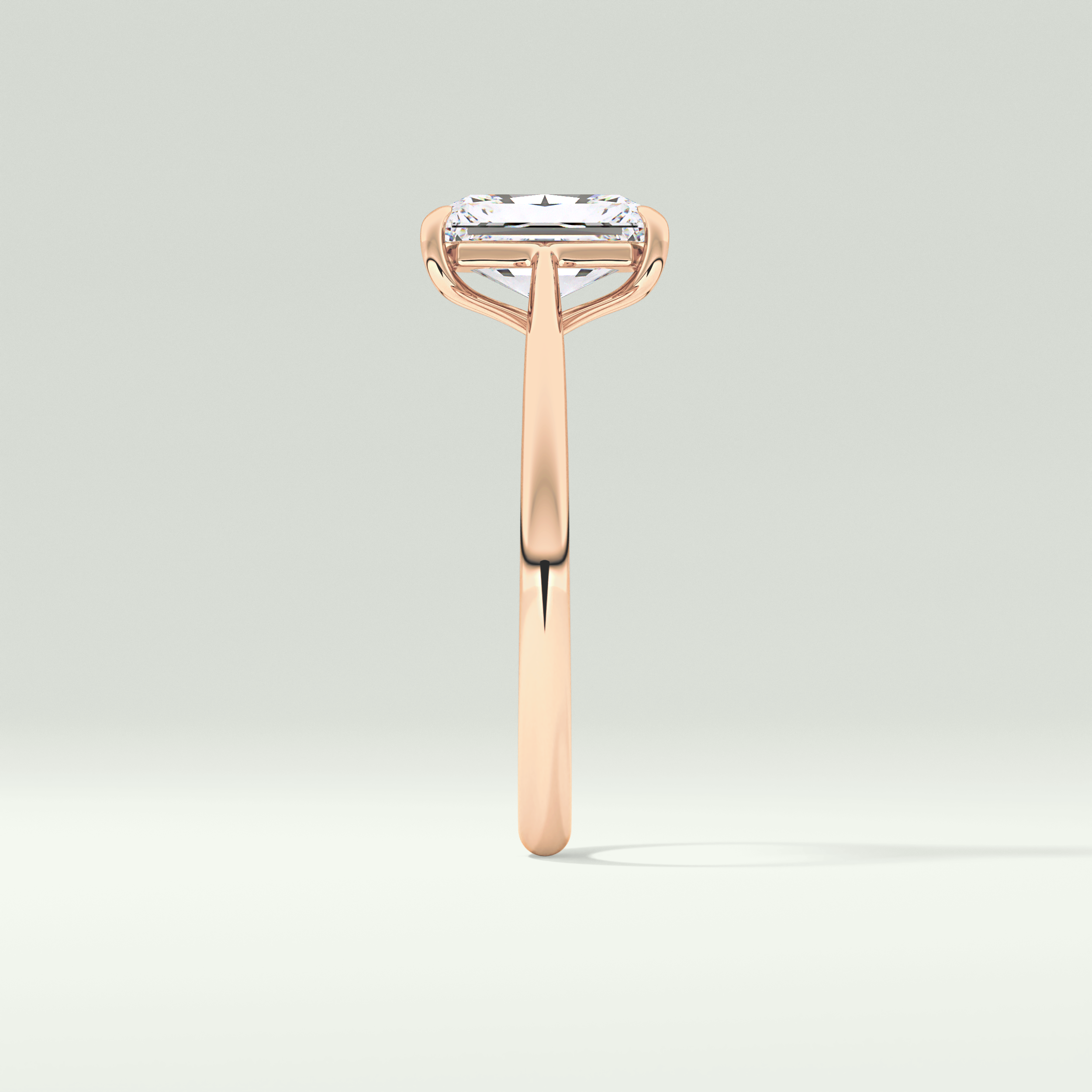 2.0 CT Radiant Cut Solitaire Lab-Grown Diamond Engagement Ring 10