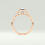 2.0 CT Radiant Cut Solitaire Lab-Grown Diamond Engagement Ring 12
