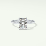 2.0 CT Radiant Cut Solitaire Lab-Grown Diamond Engagement Ring 13
