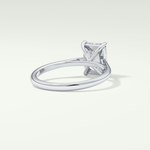 2.0 CT Radiant Cut Solitaire Lab-Grown Diamond Engagement Ring 14