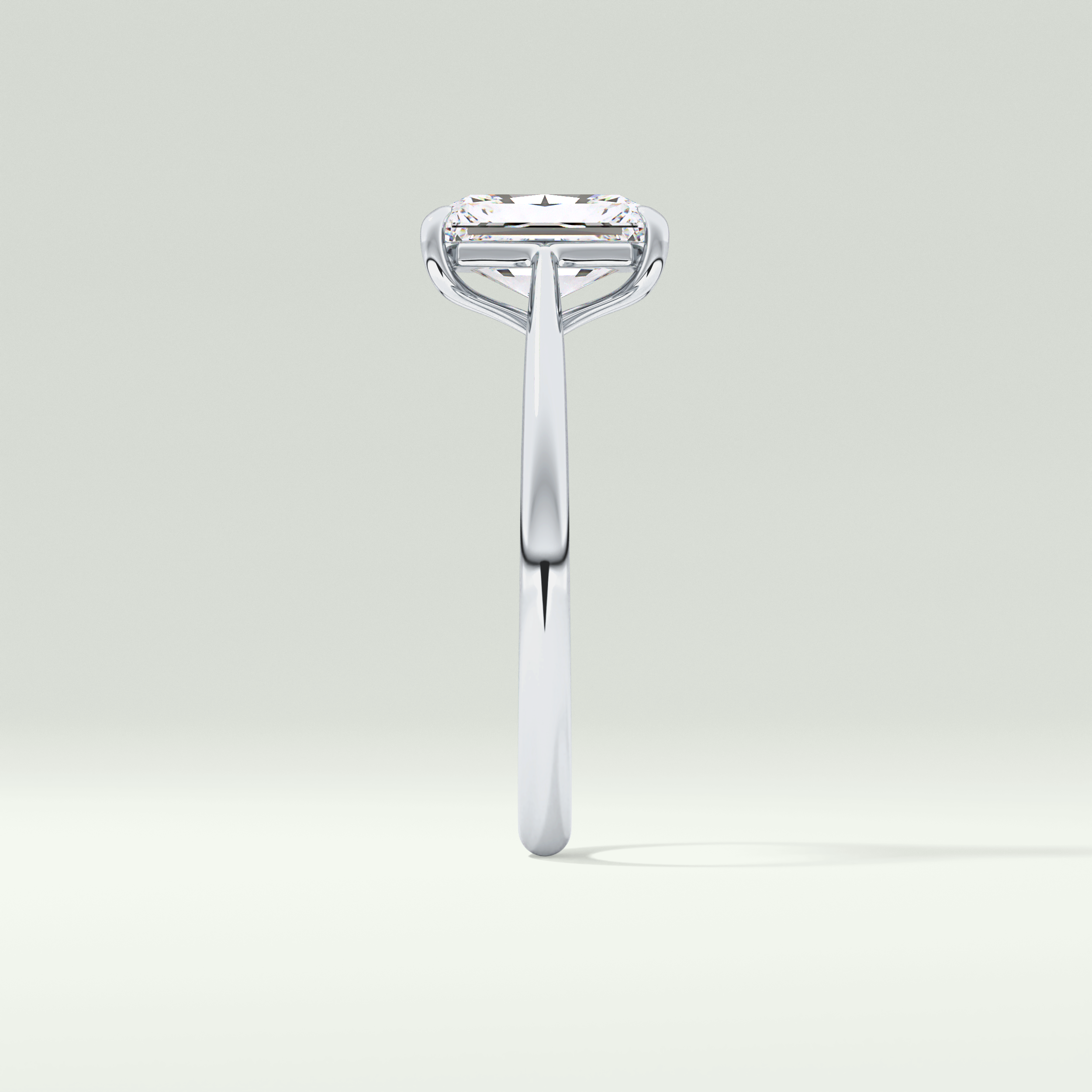 2.0 CT Radiant Cut Solitaire Lab-Grown Diamond Engagement Ring 16