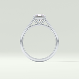 2.0 CT Radiant Cut Solitaire Lab-Grown Diamond Engagement Ring 18