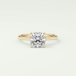 2.0 CT Cushion Cut Solitaire Lab-Grown Diamond Engagement Ring 1