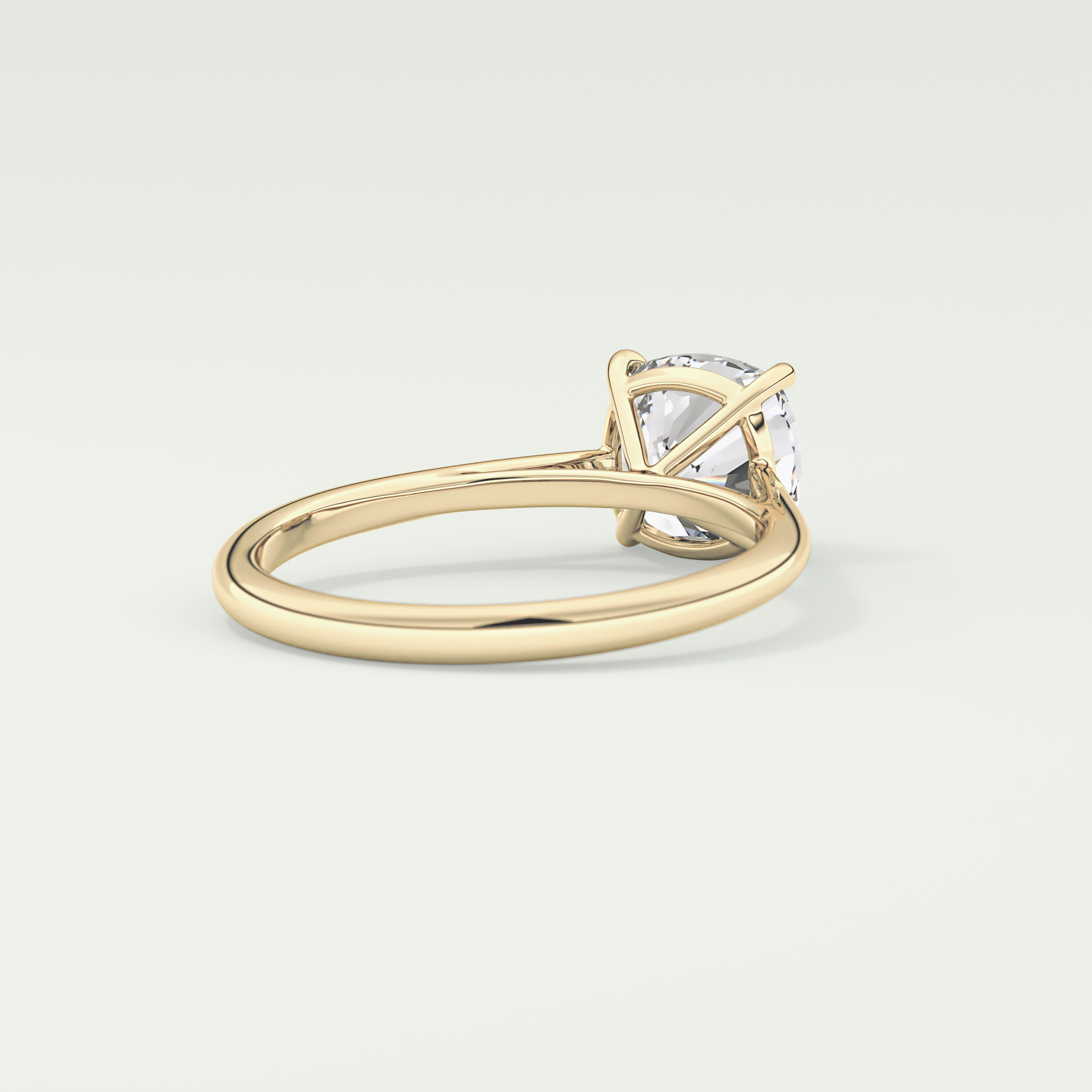 2.0 CT Cushion Cut Solitaire Lab-Grown Diamond Engagement Ring 2