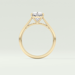 2.0 CT Cushion Cut Solitaire Lab-Grown Diamond Engagement Ring 6
