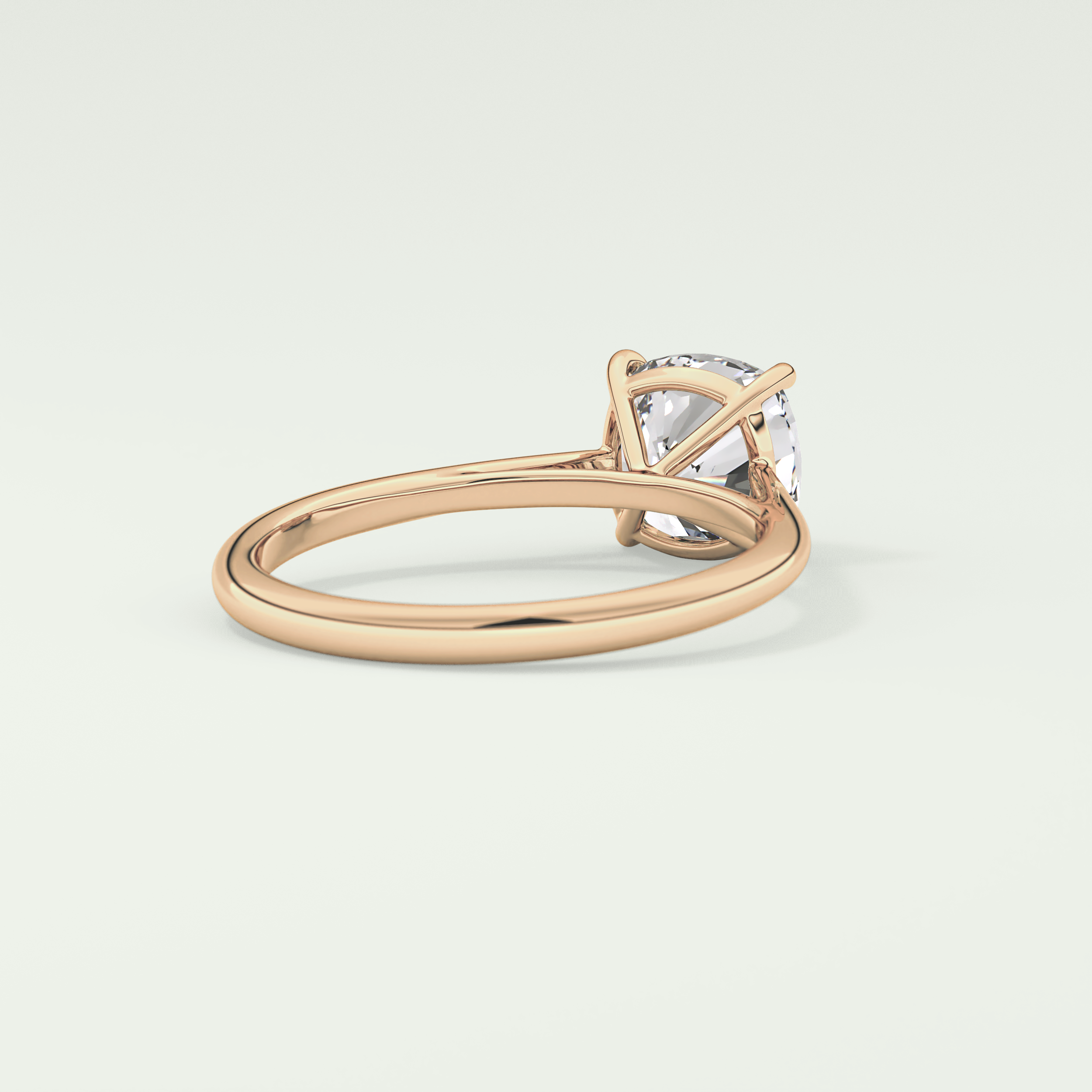 2.0 CT Cushion Cut Solitaire Lab-Grown Diamond Engagement Ring 8