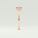 2.0 CT Cushion Cut Solitaire Lab-Grown Diamond Engagement Ring 10