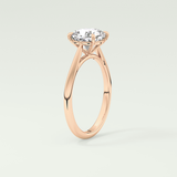2.0 CT Cushion Cut Solitaire Lab-Grown Diamond Engagement Ring 11