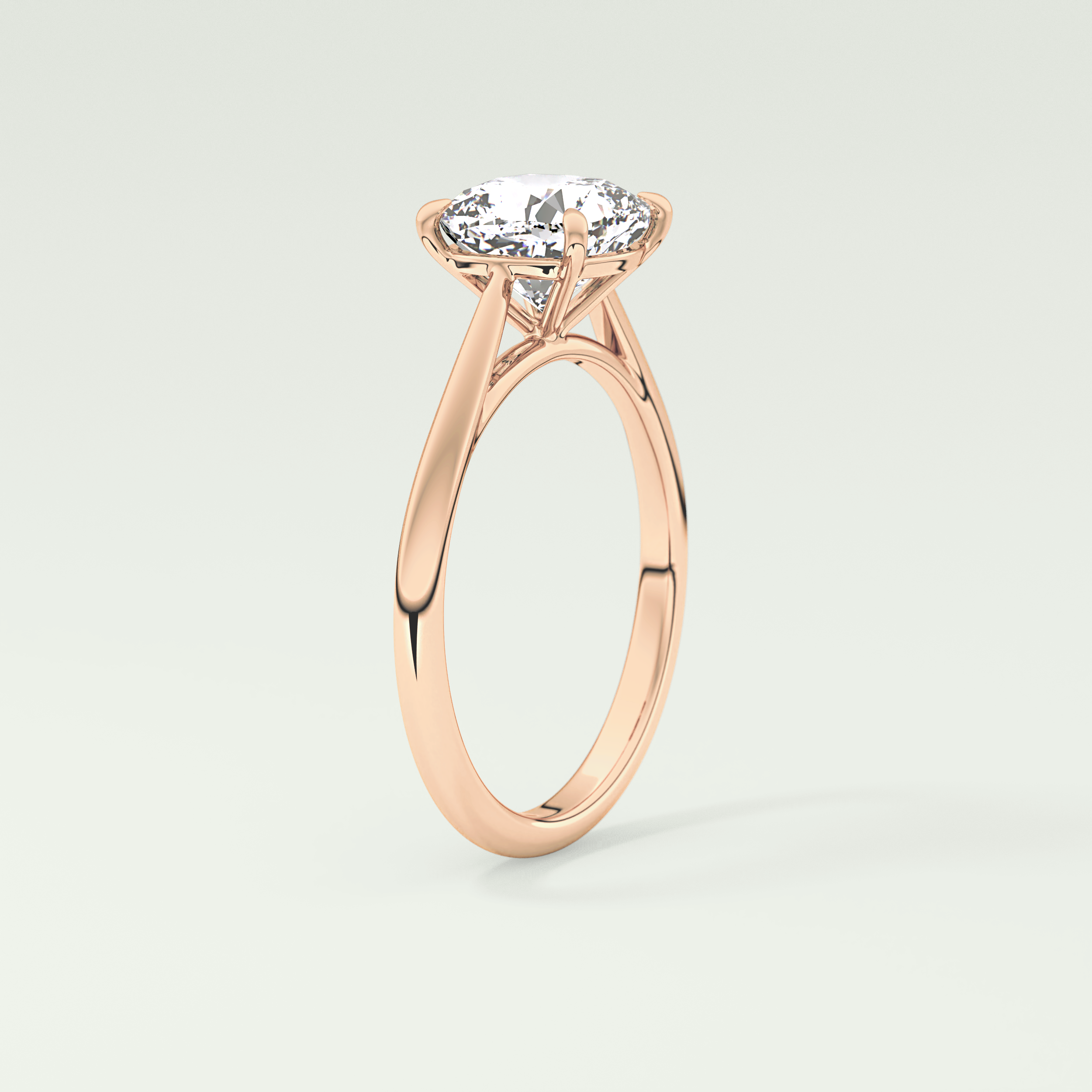 2.0 CT Cushion Cut Solitaire Lab-Grown Diamond Engagement Ring 11