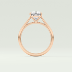 2.0 CT Cushion Cut Solitaire Lab-Grown Diamond Engagement Ring 12