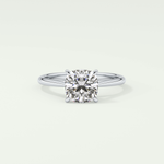 2.0 CT Cushion Cut Solitaire Lab-Grown Diamond Engagement Ring 13