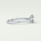 2.0 CT Cushion Cut Solitaire Lab-Grown Diamond Engagement Ring 15
