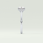 2.0 CT Cushion Cut Solitaire Lab-Grown Diamond Engagement Ring 16
