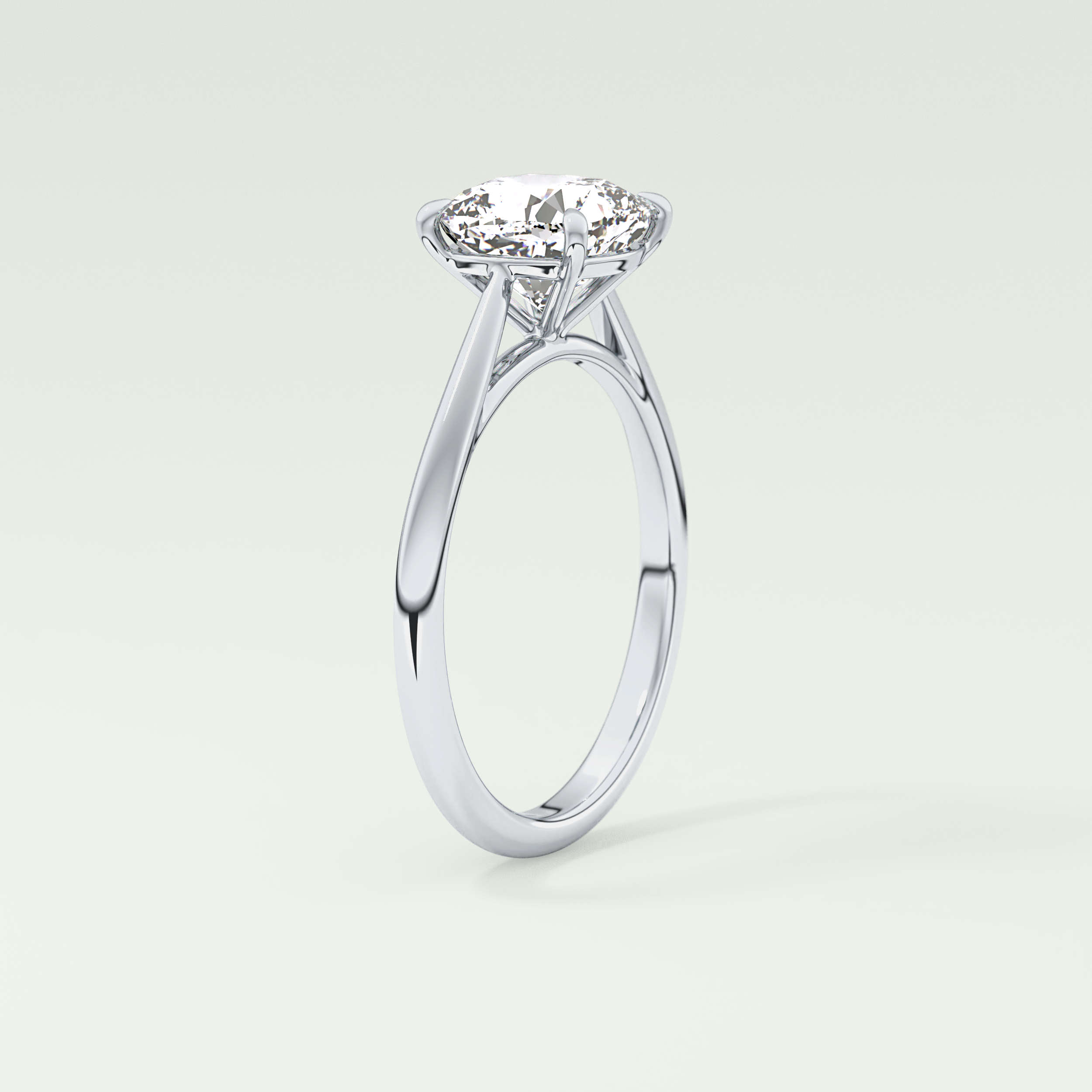 2.0 CT Cushion Cut Solitaire Lab-Grown Diamond Engagement Ring 17