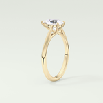 2.0 CT Pear Cut Solitaire Lab-Grown Diamond Engagement Ring 5
