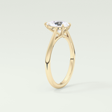 2.0 CT Pear Cut Solitaire Lab-Grown Diamond Engagement Ring 5
