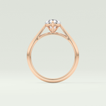 2.0 CT Pear Cut Solitaire Lab-Grown Diamond Engagement Ring 12