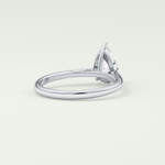 2.0 CT Pear Cut Solitaire Lab-Grown Diamond Engagement Ring 14