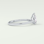 2.0 CT Pear Cut Solitaire Lab-Grown Diamond Engagement Ring 15