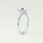2.0 CT Pear Cut Solitaire Lab-Grown Diamond Engagement Ring 17