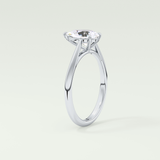 2.0 CT Pear Cut Solitaire Lab-Grown Diamond Engagement Ring 17