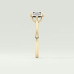2.0 CT Asscher Cut Solitaire Lab Grown Diamond Engagement Ring 5