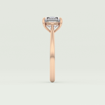 2.0 CT Asscher Cut Solitaire Lab Grown Diamond Engagement Ring 11