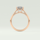 2.0 CT Asscher Cut Solitaire Lab Grown Diamond Engagement Ring 14
