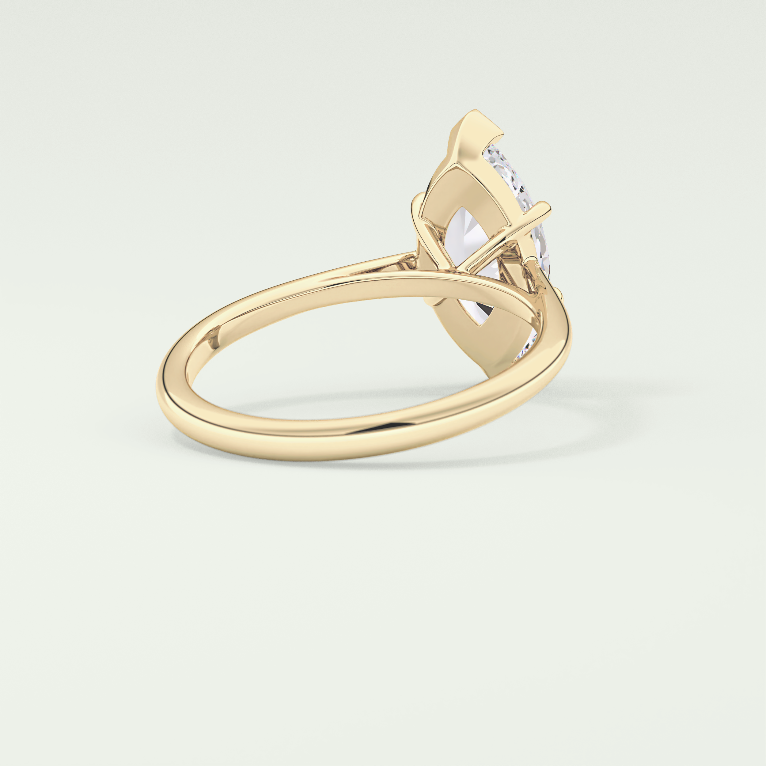 2.0 CT Marquise Cut Solitaire Moissanite Engagement Ring 2