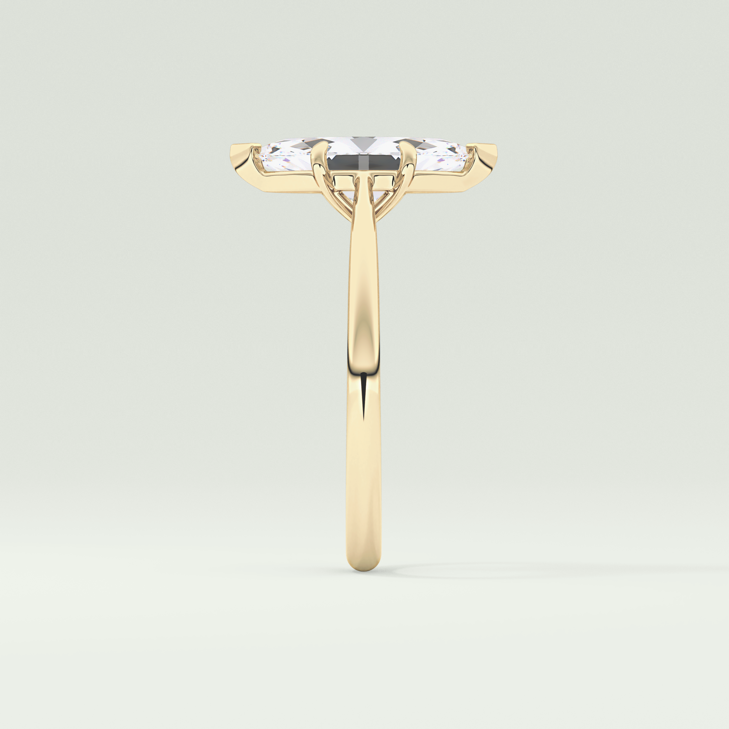 2.0 CT Marquise Cut Solitaire Lab-Grown Diamond Engagement Ring