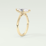 2.0 CT Marquise Cut Solitaire Moissanite Engagement Ring 5