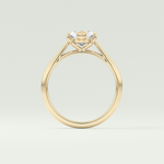2.0 CT Marquise Cut Solitaire Moissanite Engagement Ring 6
