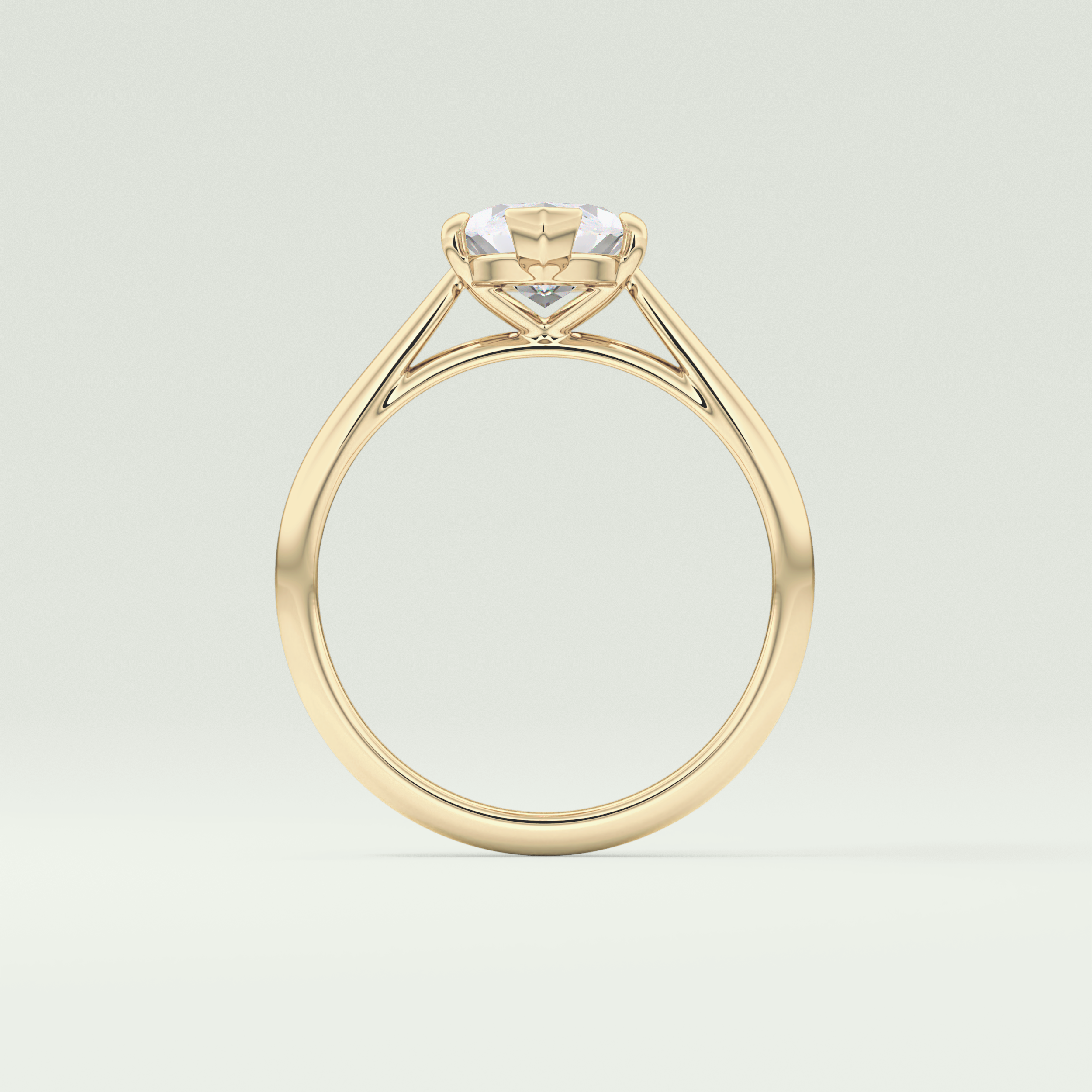 2.0 CT Marquise Cut Solitaire Moissanite Engagement Ring 6