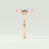 2.0 CT Marquise Cut Solitaire Lab-Grown Diamond Engagement Ring