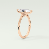 2.0 CT Marquise Cut Solitaire Moissanite Engagement Ring 11
